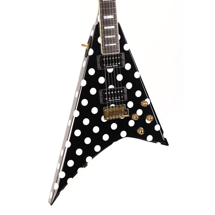 Jackson Custom Shop RR 1.5 Rhoads Black with White Polka Dots