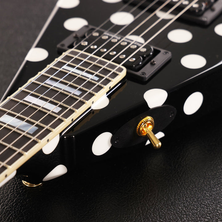 Jackson Custom Shop RR 1.5 Rhoads Black with White Polka Dots