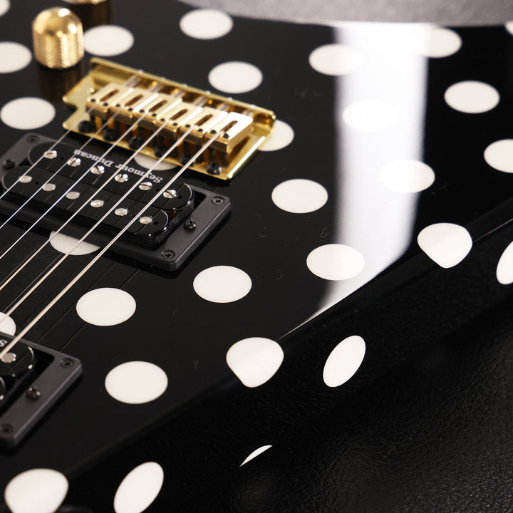Jackson Custom Shop RR 1.5 Rhoads Black with White Polka Dots