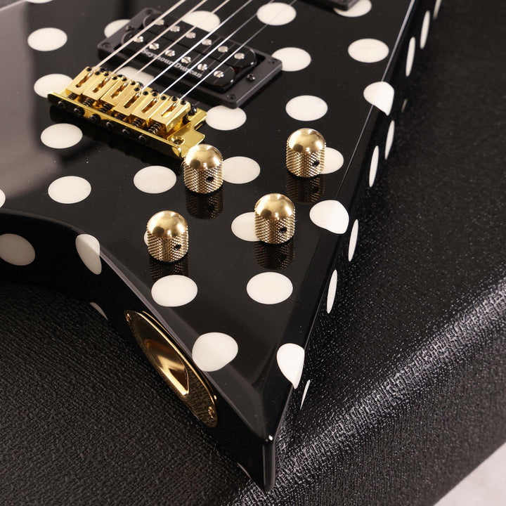 Jackson Custom Shop RR 1.5 Rhoads Black with White Polka Dots