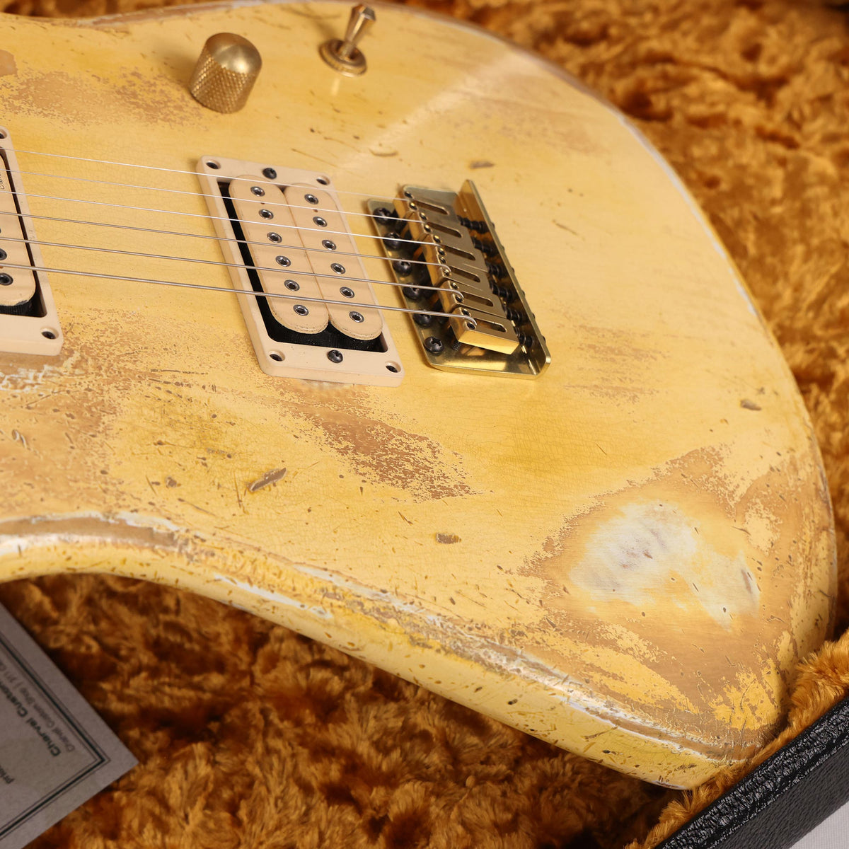 Charvel Custom Shop San Dimas Nitro Aged Vintage White — 8
