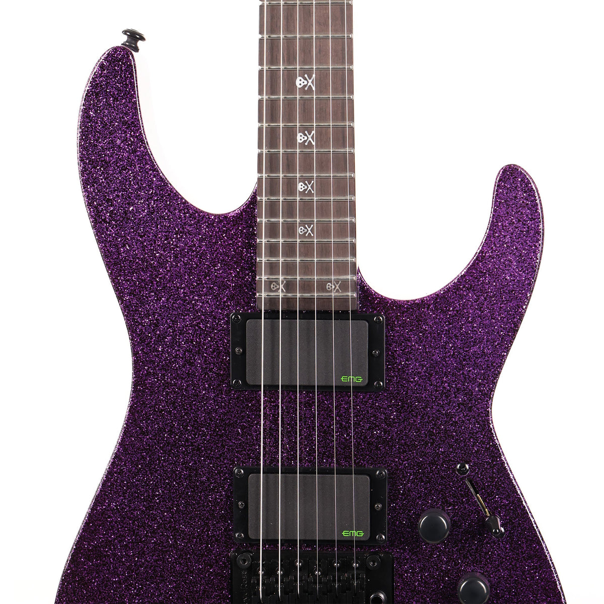 ESP LTD KH-602 Kirk Hammett Signature Purple Sparkle — 4