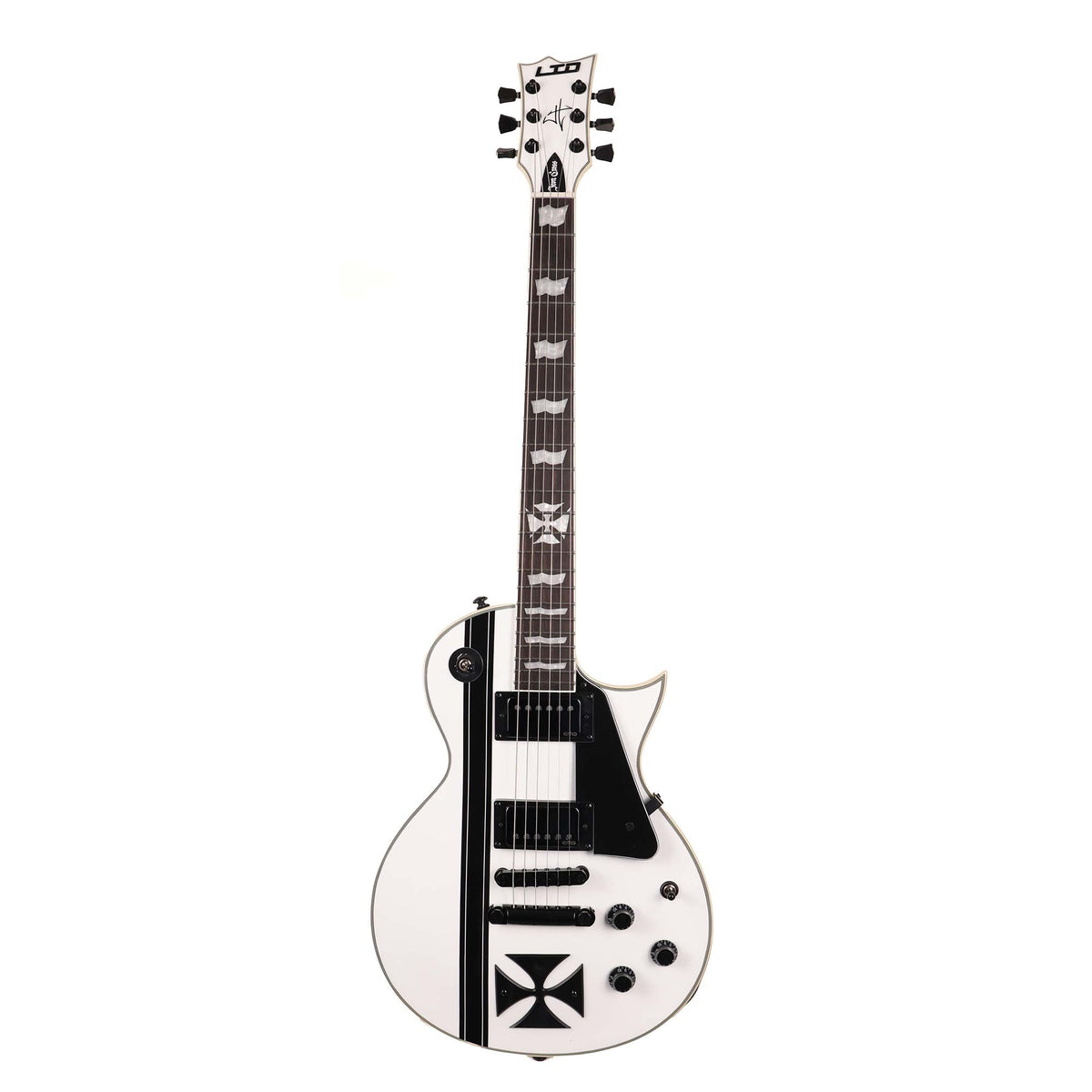 ESP LTD Iron Cross James Hetfield Signature Guitar Snow White — 2