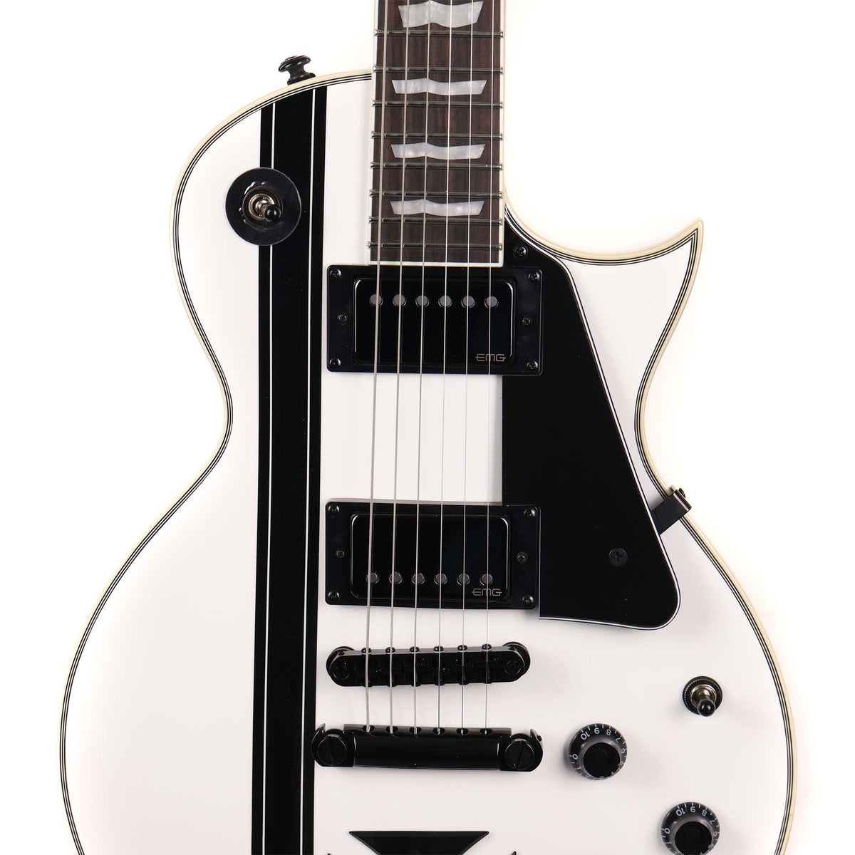 ESP LTD Iron Cross James Hetfield Signature Guitar Snow White — 4