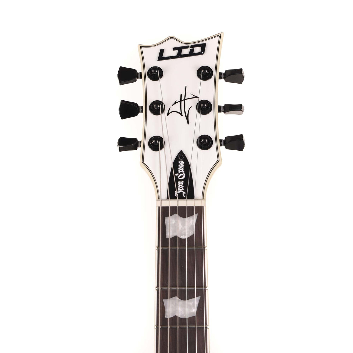 ESP LTD Iron Cross James Hetfield Signature Guitar Snow White — 6
