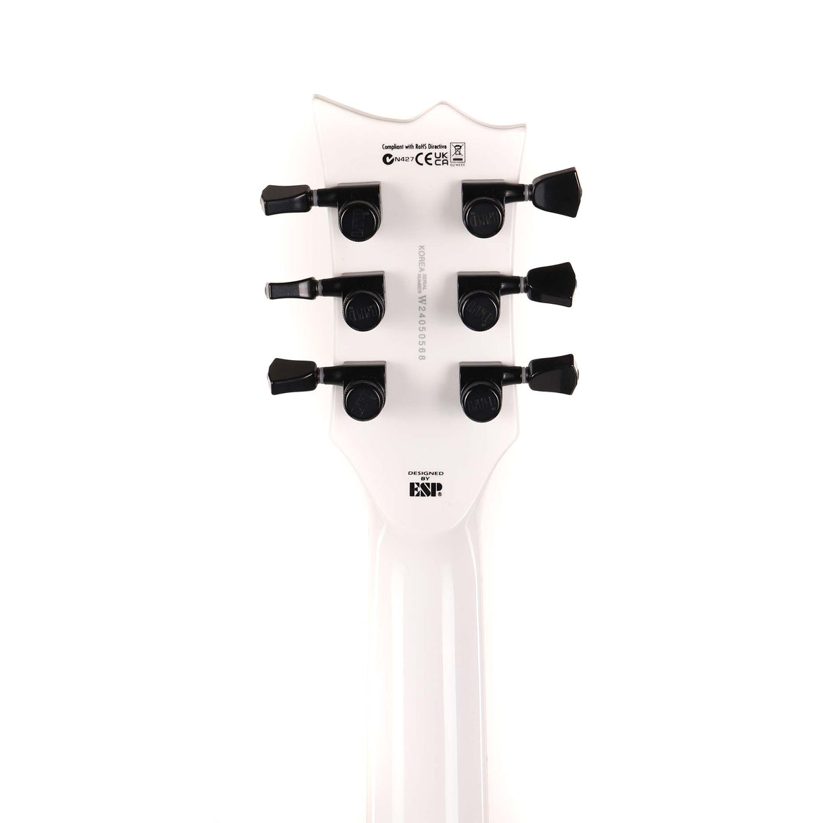 ESP LTD Iron Cross James Hetfield Signature Guitar Snow White — 7