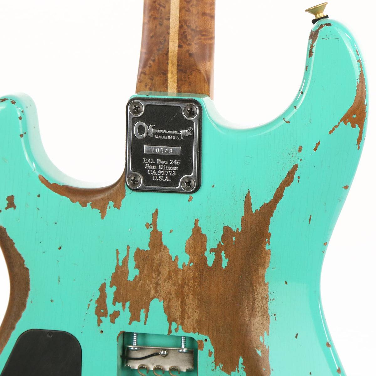 Charvel Custom Shop San Dimas Nitro Aged Roasted Alder Seafoam Green 2018 — 6