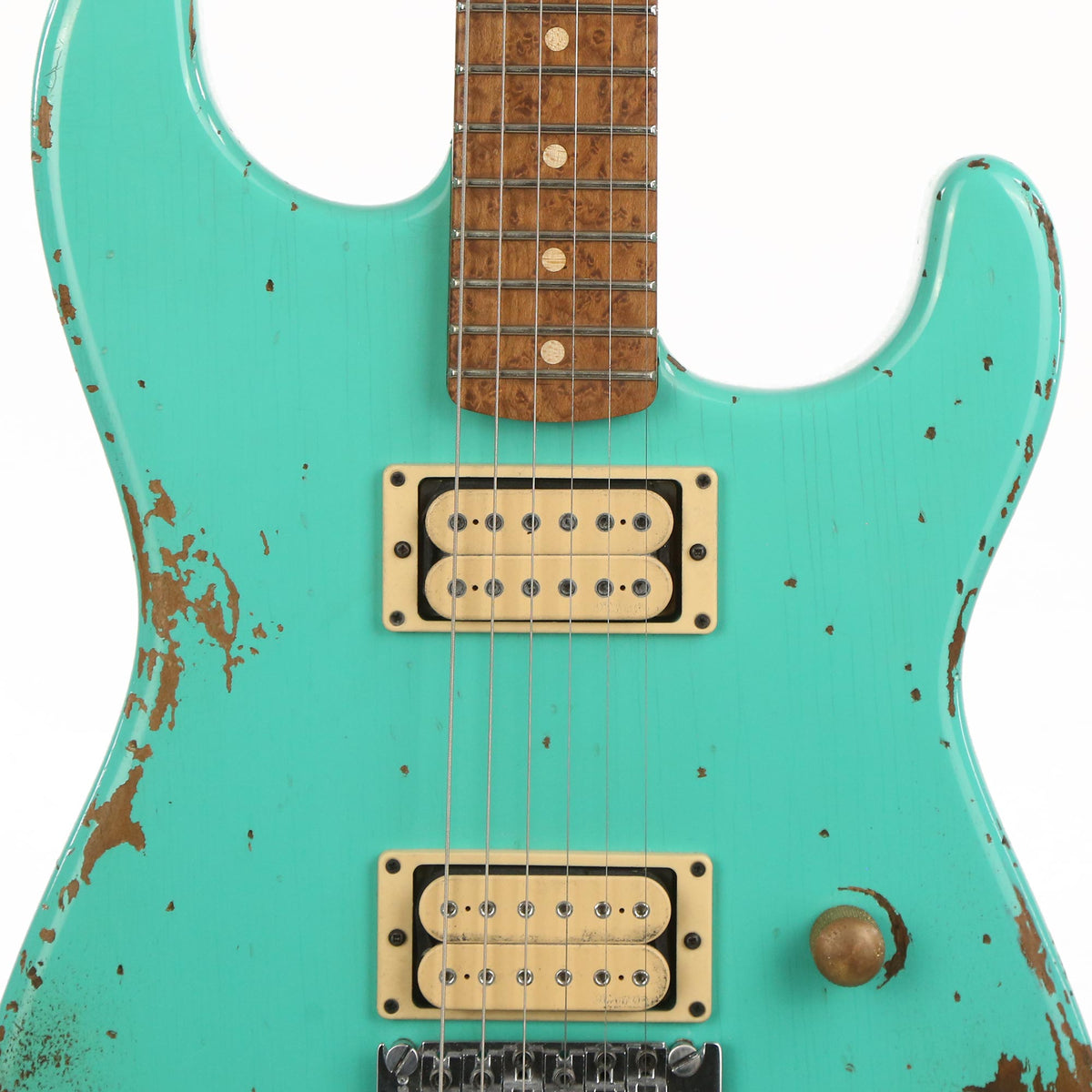 Charvel Custom Shop San Dimas Nitro Aged Roasted Alder Seafoam Green 2018 — 7