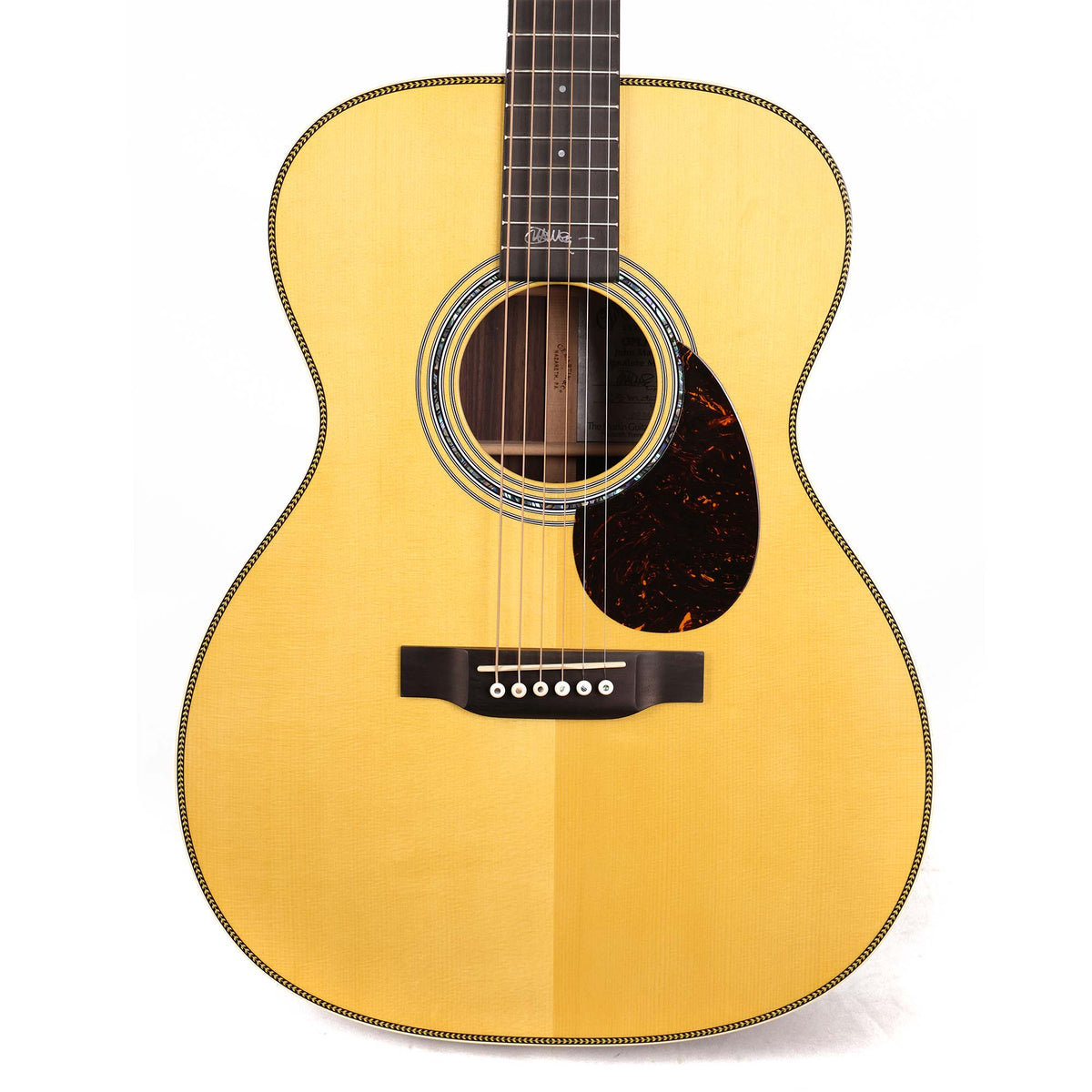 Martin OMJM John Mayer Signature Edition Acoustic-Electric Guitar Natural — 1