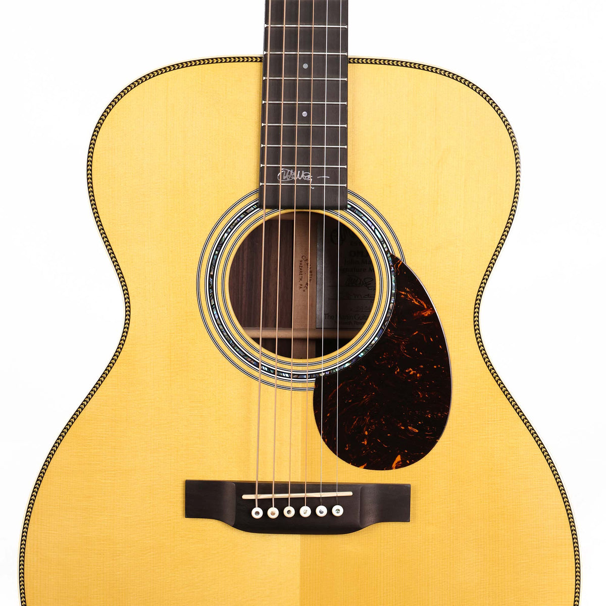 Martin OMJM John Mayer Signature Edition Acoustic-Electric Guitar Natural — 4