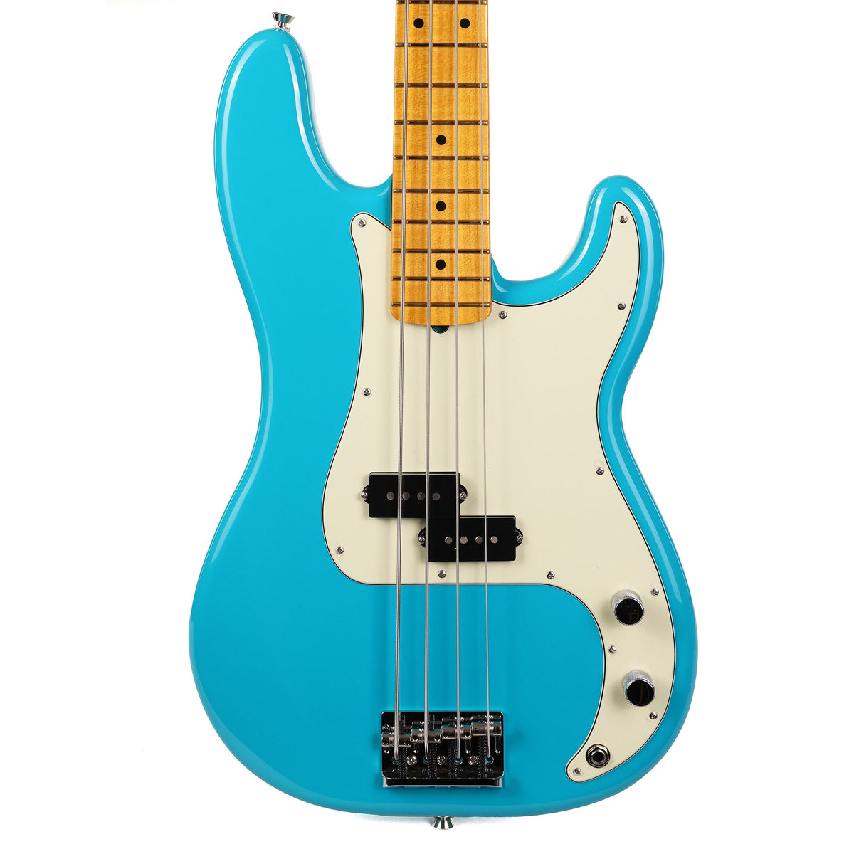 Fender American Pro II Precision Bass Miami Blue — 1