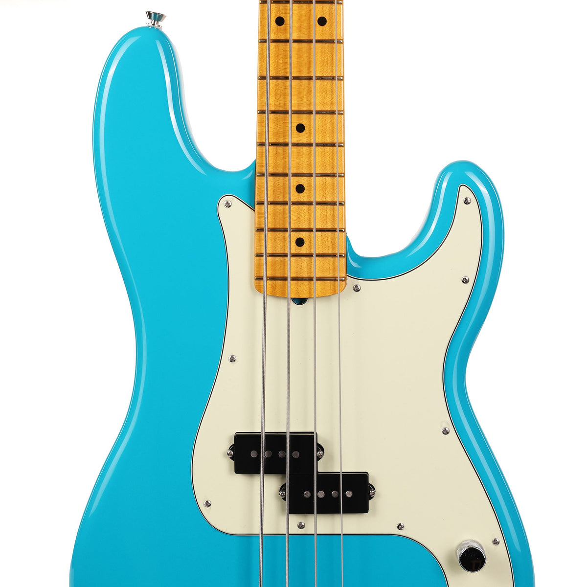 Fender American Pro II Precision Bass Miami Blue — 4