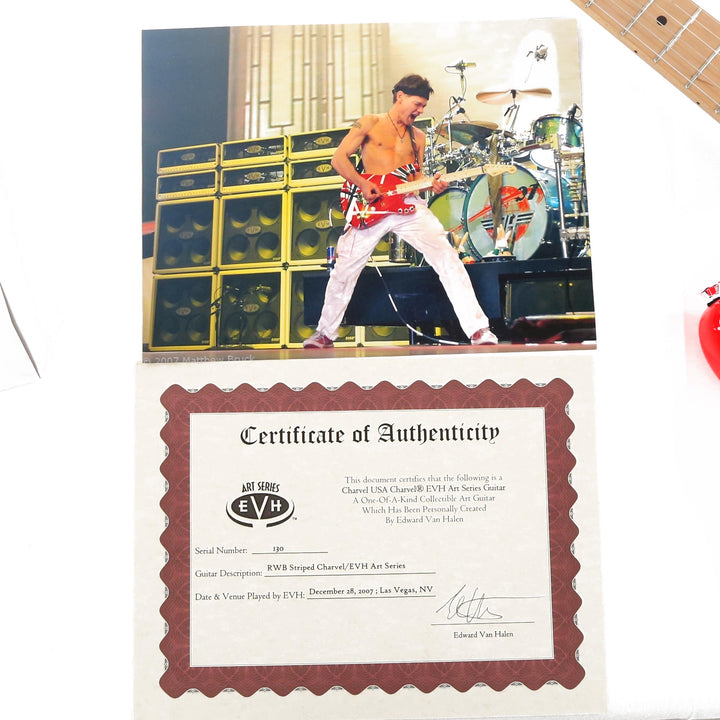 Charvel EVH Art Series Las Vegas Red, White and Black 2007