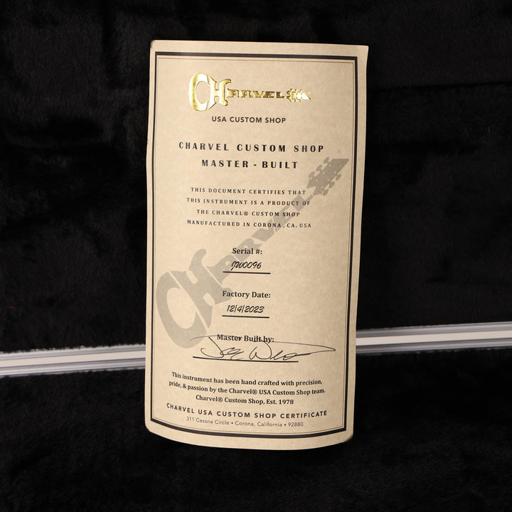 Charvel Custom Shop Style 2 Roasted Ash Masterbuilt Metal Joe Williams