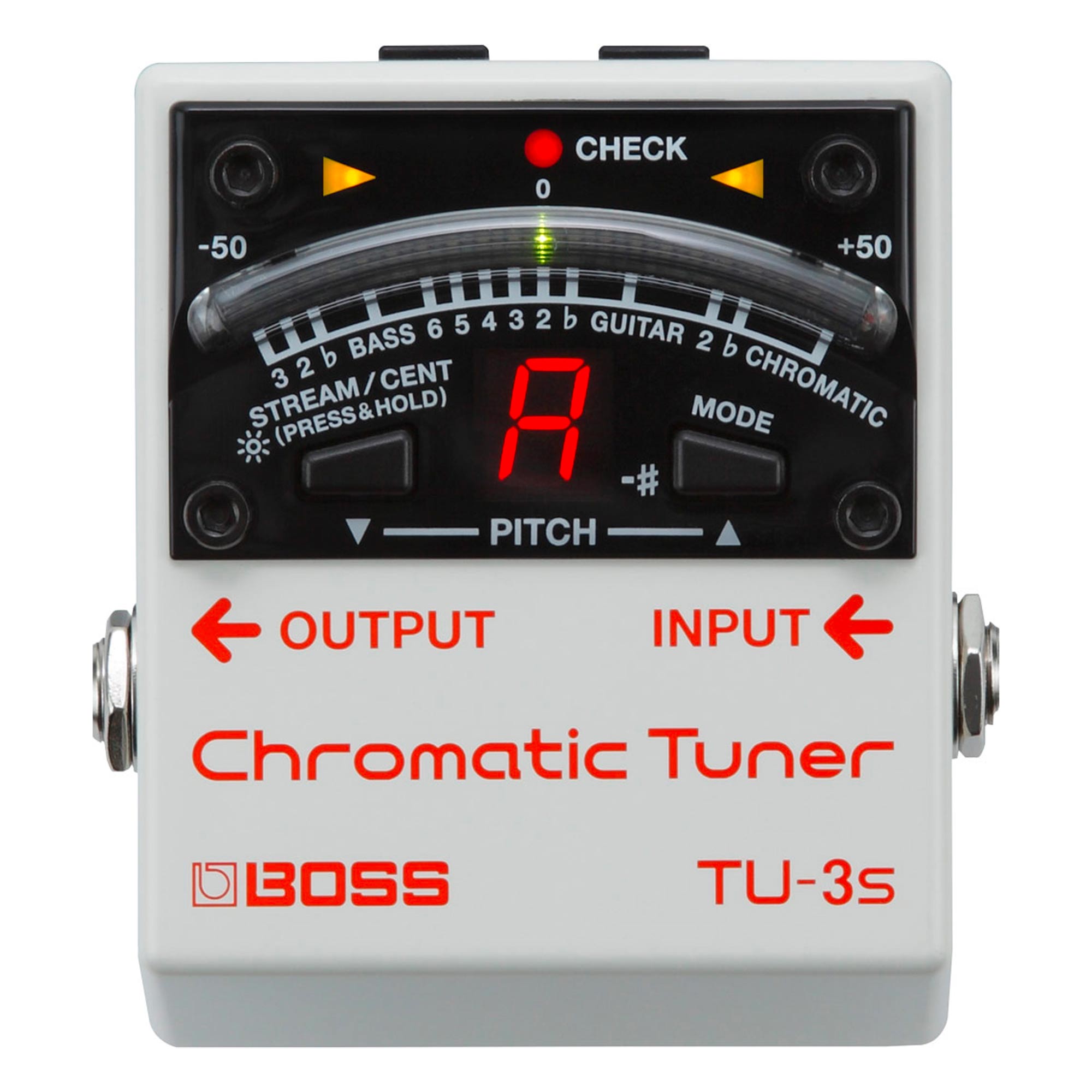 tuner pedal for bass Boss TU-3S Chromatic Tuner Pedal