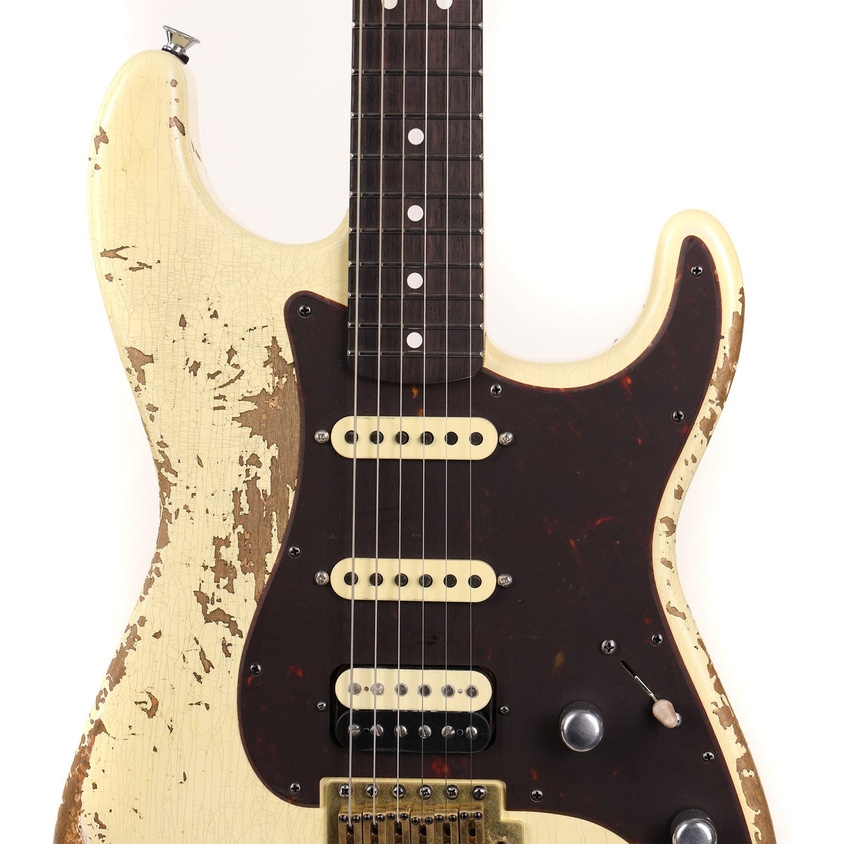 Charvel Custom Shop Nitro Aged So-Cal Vintage White — 4
