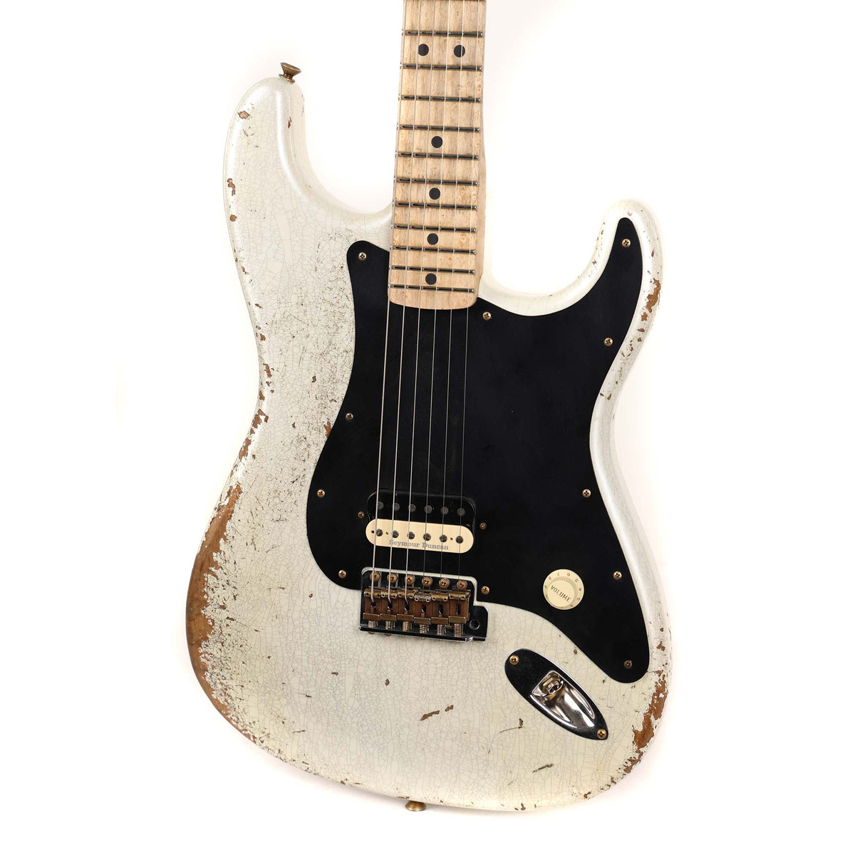 Fender Custom Shop 1969 Stratocaster Heavy Relic Frost White — 5