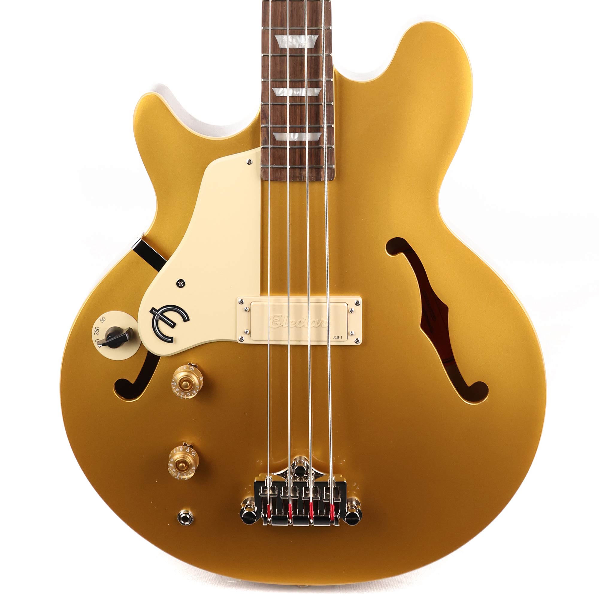 Epiphone Jack Casady Bass Left-Handed Metallic Gold | The Music Zoo