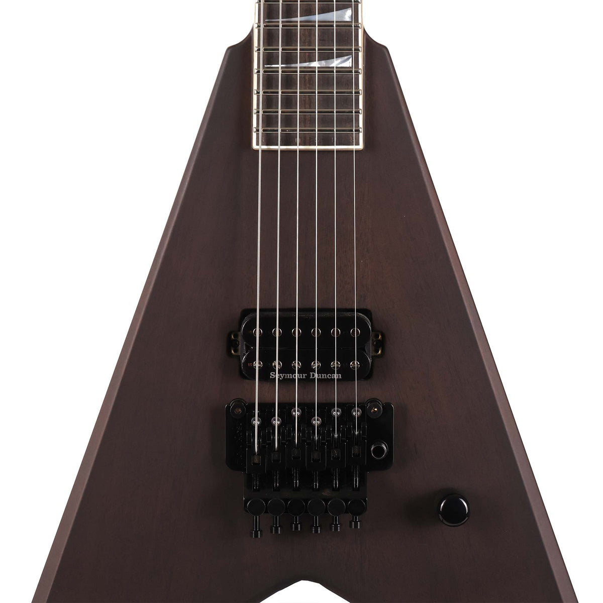 Jackson Custom Shop King V 1H Transparent Black Stain — 4