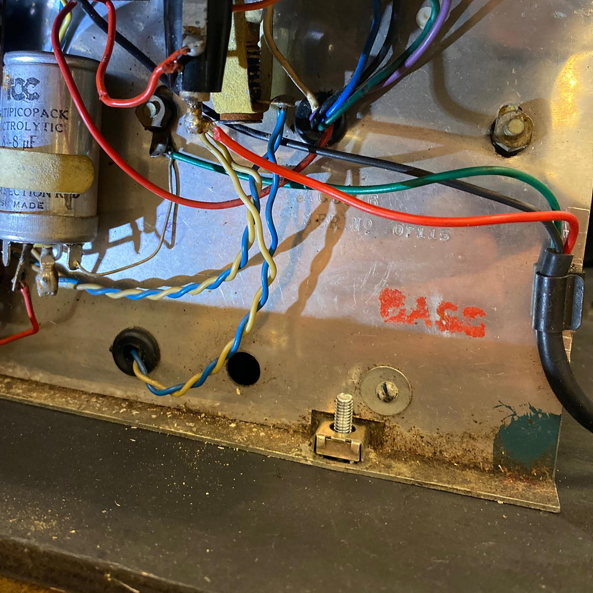 1964 Vox AC30 Guitar Amplifier Re-Tolexed — 7