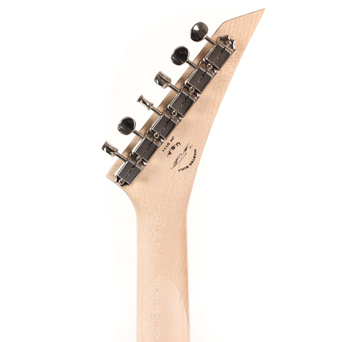Jackson Custom Shop Soloist 2SC TL Vintage White Masterbuilt Metal Joe Williams — 7