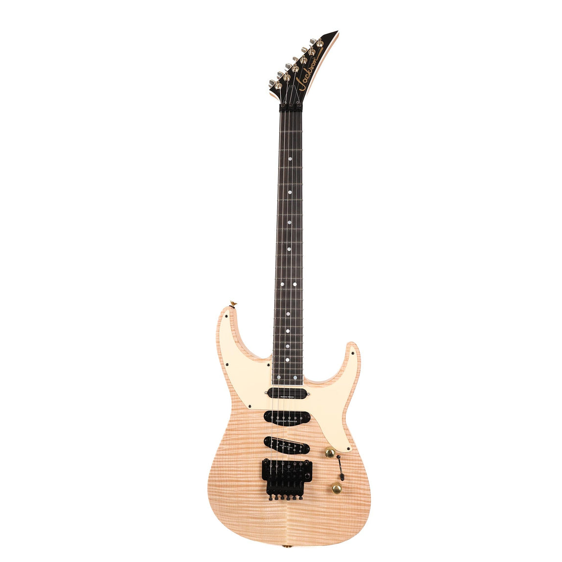 Jackson Custom Shop SL Soloist 3S-V Flame Top Natural | The Music Zoo