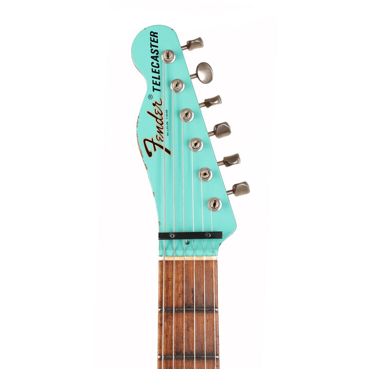 Fender Custom Shop ZF Telecaster Music Zoo Exclusive Heavy Relic Seafoam Green over Vanilla Shake