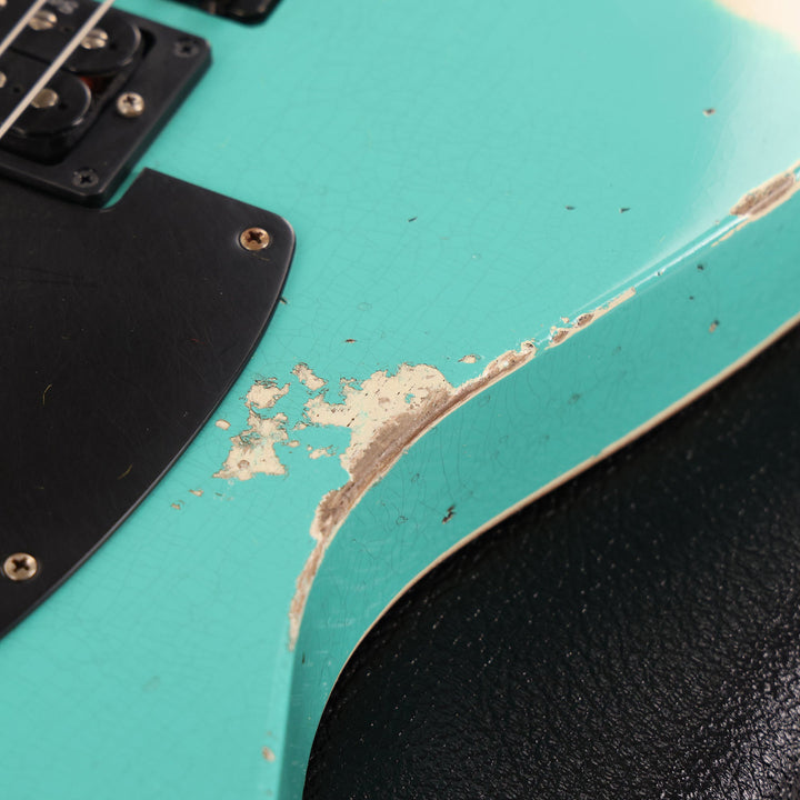 Fender Custom Shop ZF Telecaster Music Zoo Exclusive Heavy Relic Seafoam Green over Vanilla Shake
