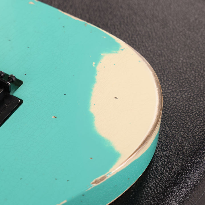 Fender Custom Shop ZF Telecaster Music Zoo Exclusive Heavy Relic Seafoam Green over Vanilla Shake
