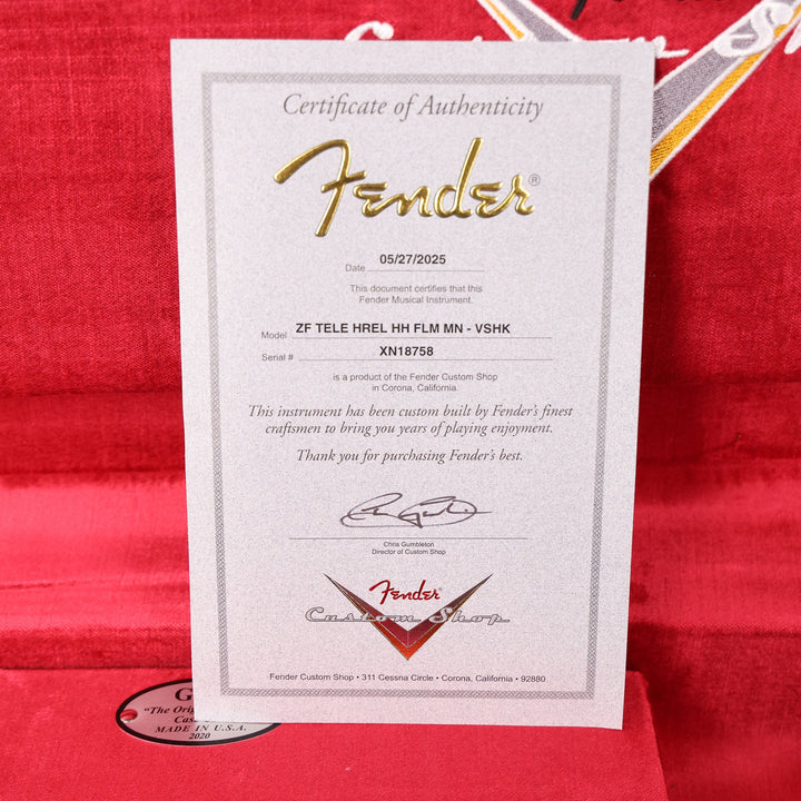 Fender Custom Shop ZF Telecaster Music Zoo Exclusive Heavy Relic Vanilla Shake