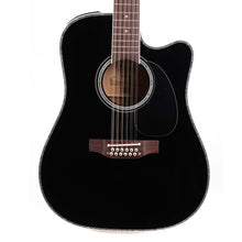 Takamine EF381DX 12-String Acoustic-Electric Gloss Black