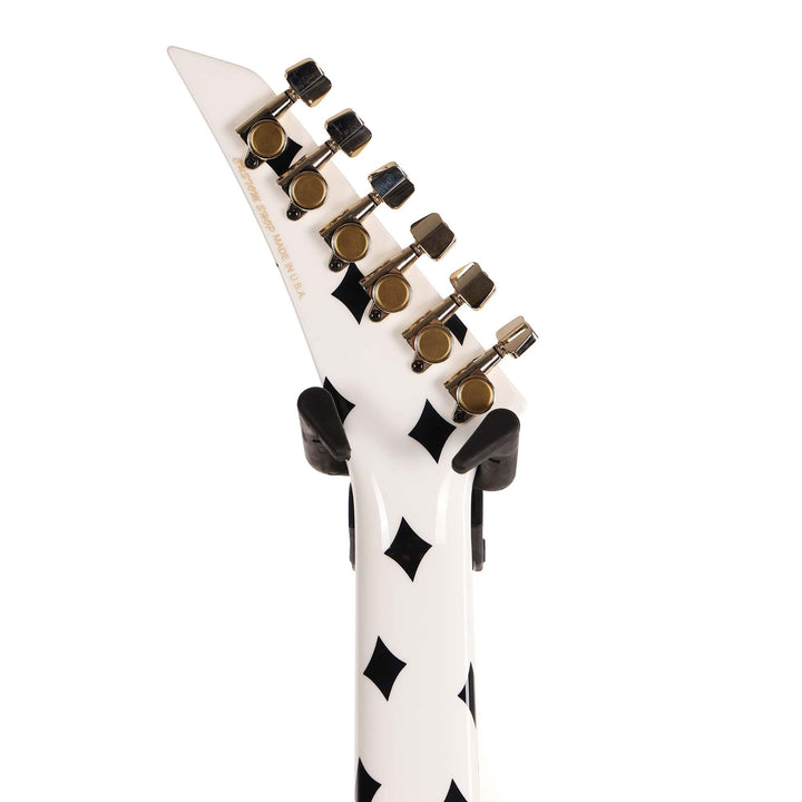Jackson Custom Shop Randy Rhoads RR 1.5 Music Zoo Exclusive White with Black Diamonds