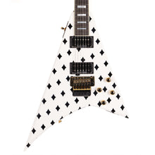 Jackson Custom Shop Randy Rhoads RR 1.5 Music Zoo Exclusive White with Black Diamonds