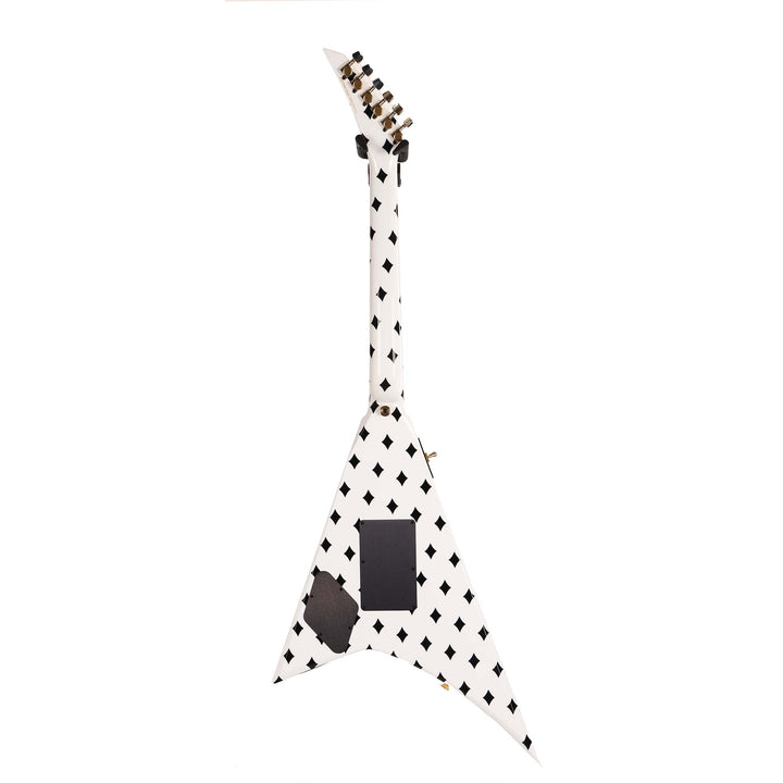 Jackson Custom Shop Randy Rhoads RR 1.5 Music Zoo Exclusive White with Black Diamonds