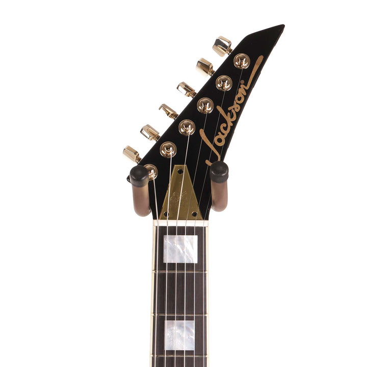 Jackson Custom Shop Randy Rhoads RR 1.5 Music Zoo Exclusive Brass Tremolo White with Black Diamonds