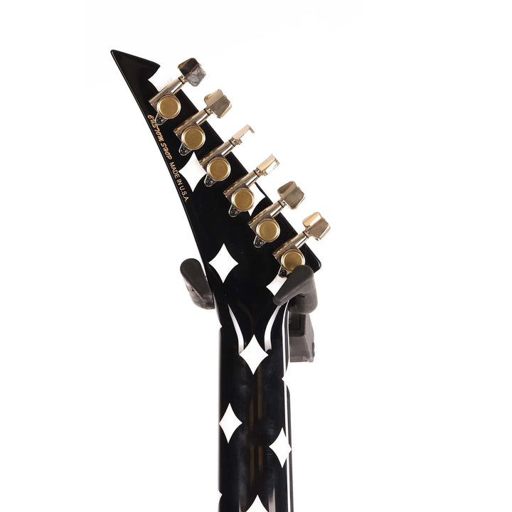 Jackson Custom Shop Randy Rhoads RR 1.5 Music Zoo Exclusive Black with White Diamonds