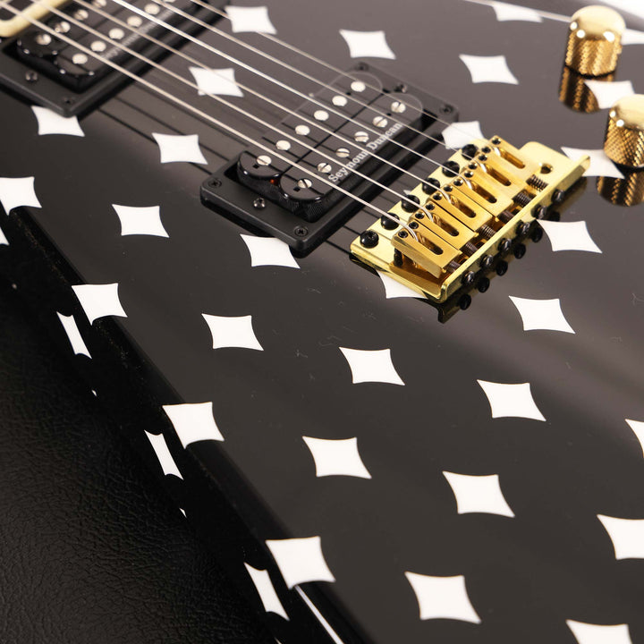 Jackson Custom Shop Randy Rhoads RR 1.5 Music Zoo Exclusive Black with White Diamonds