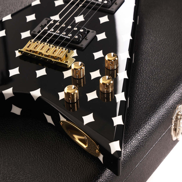 Jackson Custom Shop Randy Rhoads RR 1.5 Music Zoo Exclusive Black with White Diamonds
