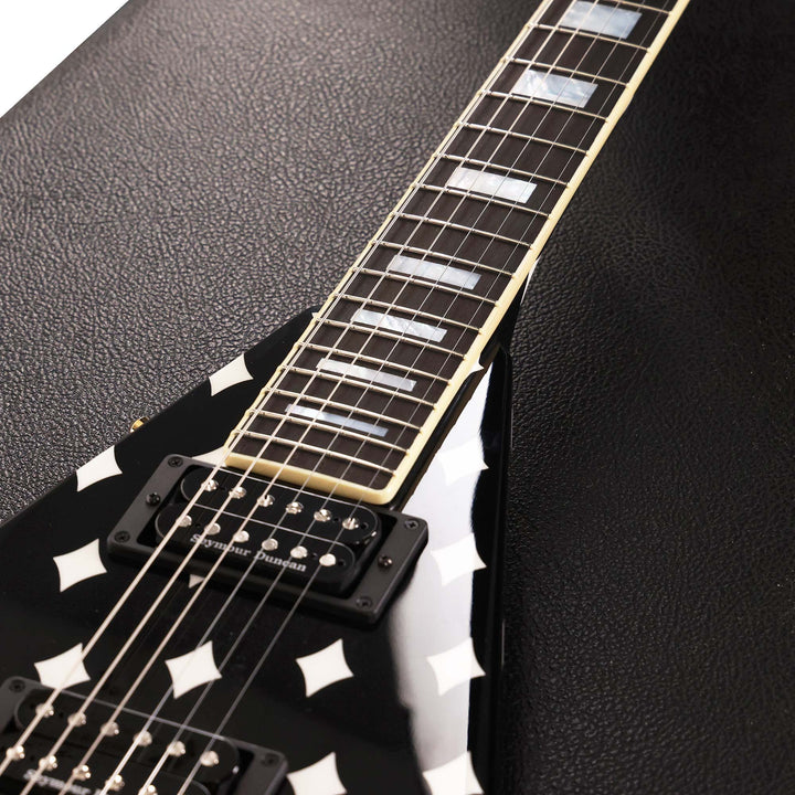 Jackson Custom Shop Randy Rhoads RR 1.5 Music Zoo Exclusive Black with White Diamonds