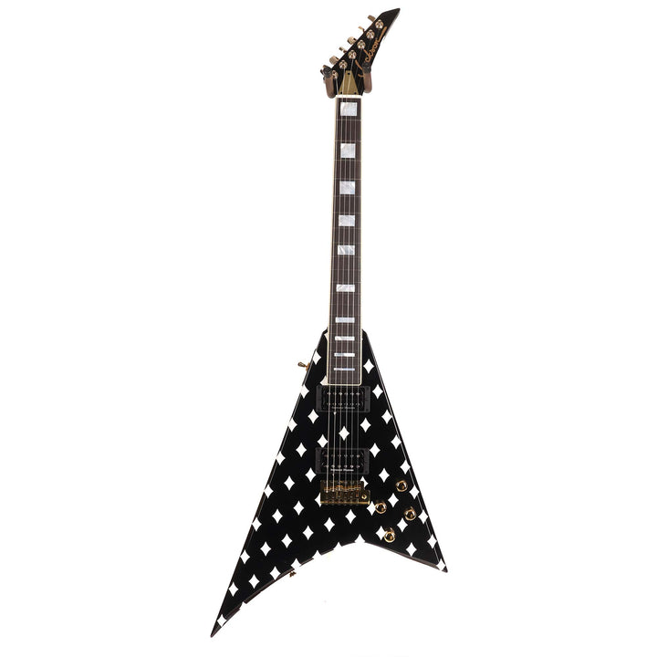 Jackson Custom Shop Randy Rhoads RR 1.5 Music Zoo Exclusive Black with White Diamonds