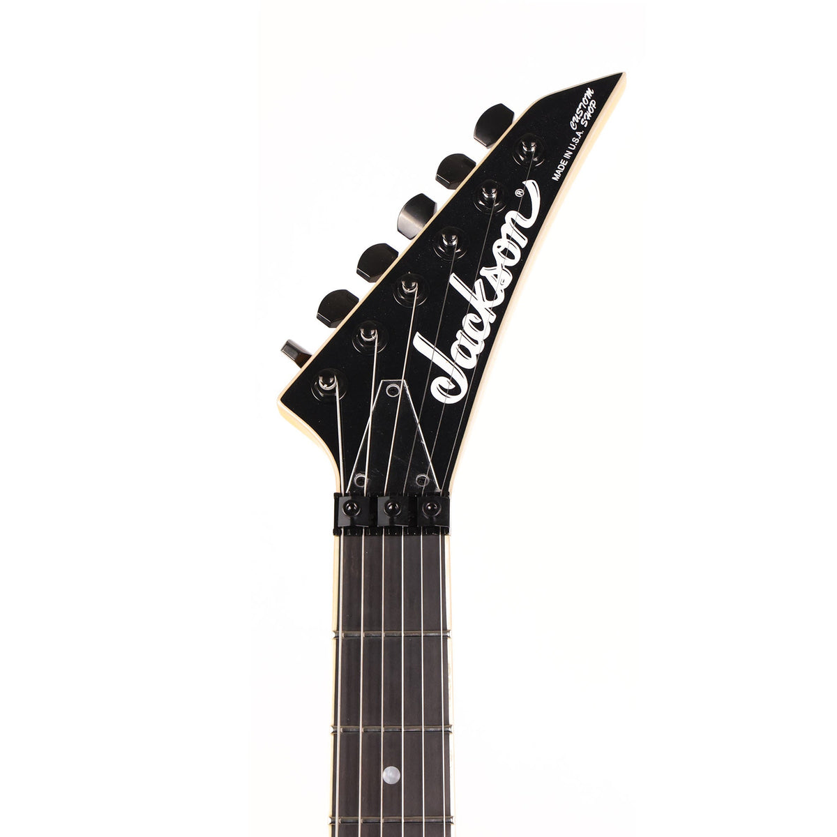 Jackson Custom Shop Soloist HSS FR Taxi Yellow with Eyes Graphic — 9