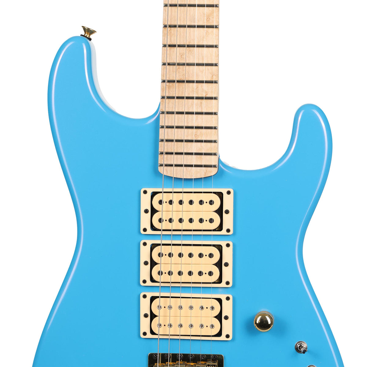 Charvel Custom Shop San Dimas Robins Egg Blue with Matching Headstock — 6