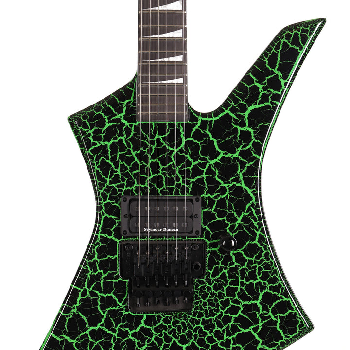 Jackson Pro Series Signature Brandon Ellis Kelly Ebony Fingerboard Green Crackle