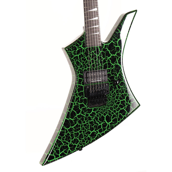 Jackson Pro Series Signature Brandon Ellis Kelly Ebony Fingerboard Green Crackle