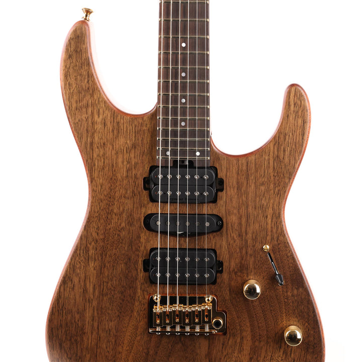 Charvel MJ DK24 HSH 2PT E Mahogany with Figured Walnut Streaky Ebony Fingerboard Natural Used