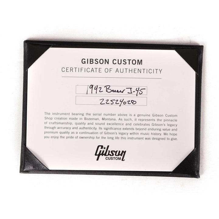 Gibson 1942 Banner J-45 Left-Handed Vintage Sunburst