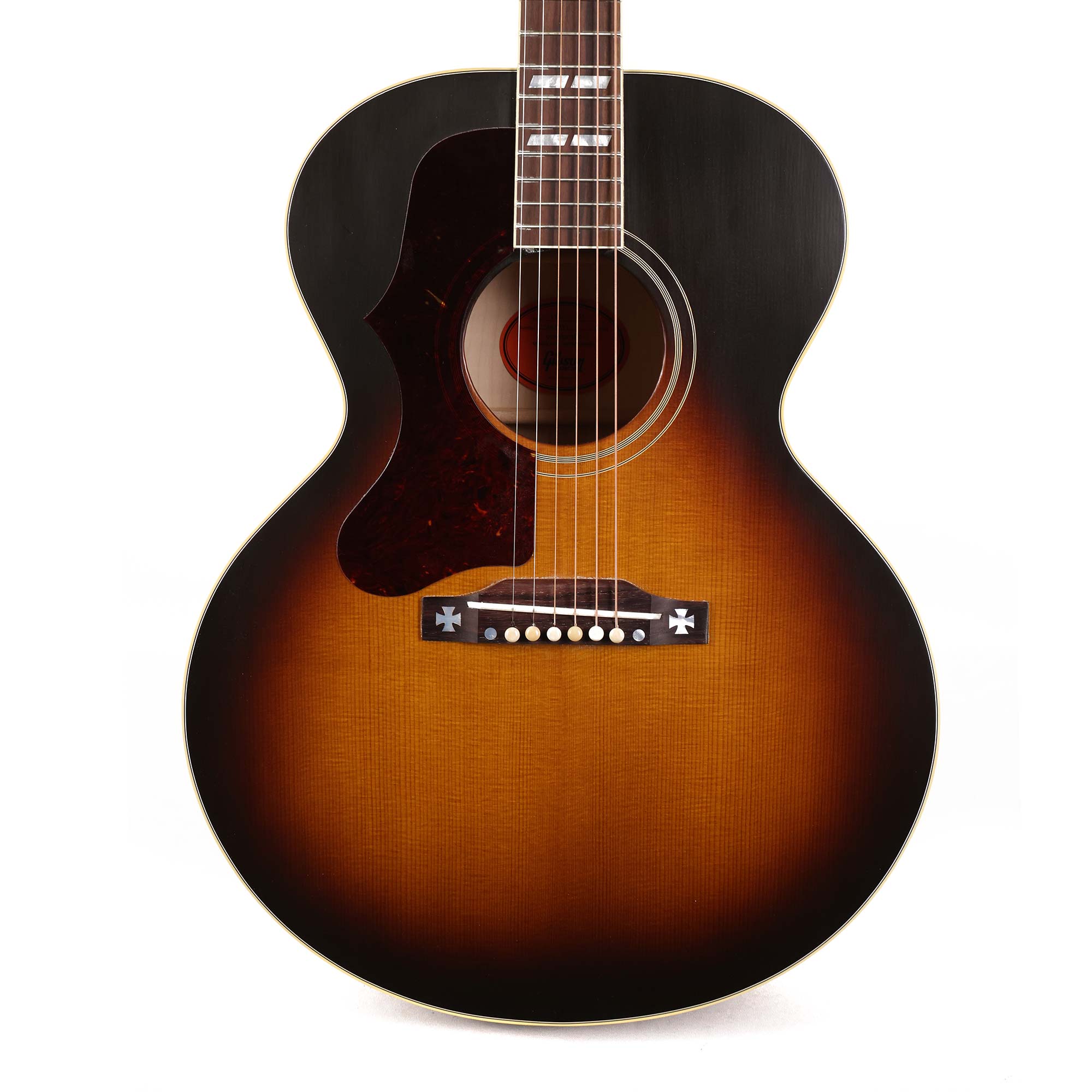 Gibson 1952 J-185 Left-Handed Vintage Sunburst 2024 | The Music Zoo
