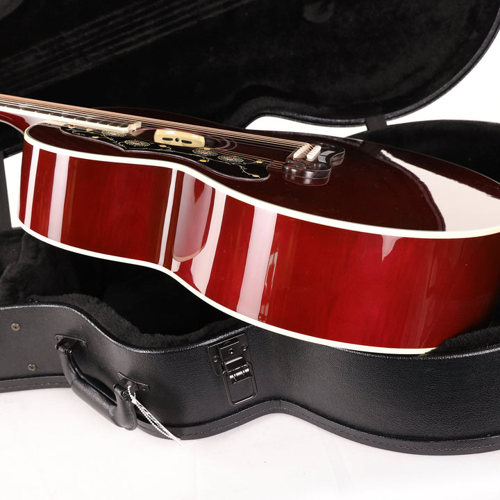 Gibson SJ-200 Standard Acoustic-Electric Left-Handed Wine Red