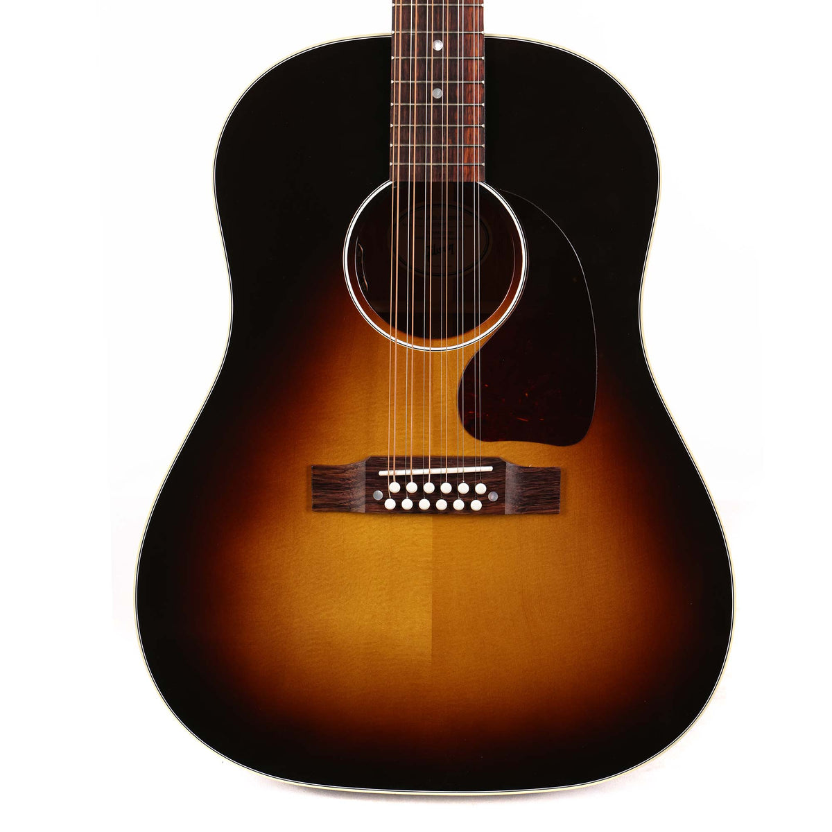Gibson J-45 Standard 12-String Acoustic-Electric Vintage Sunburst — 1