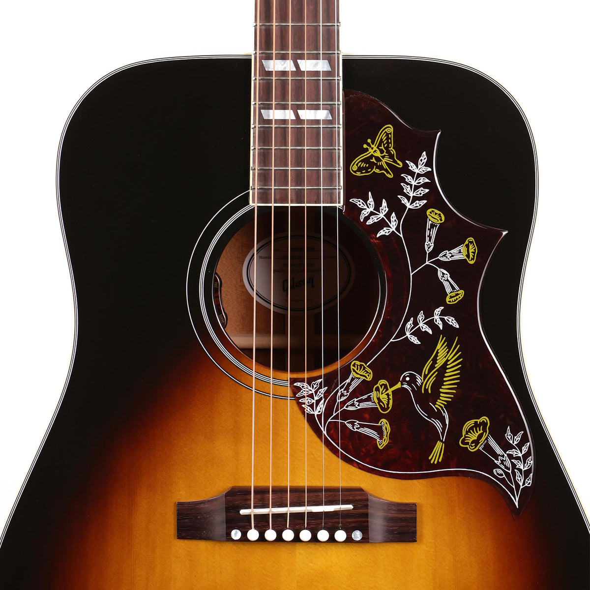 Gibson Hummingbird Standard Acoustic-Electric Vintage Sunburst — 4
